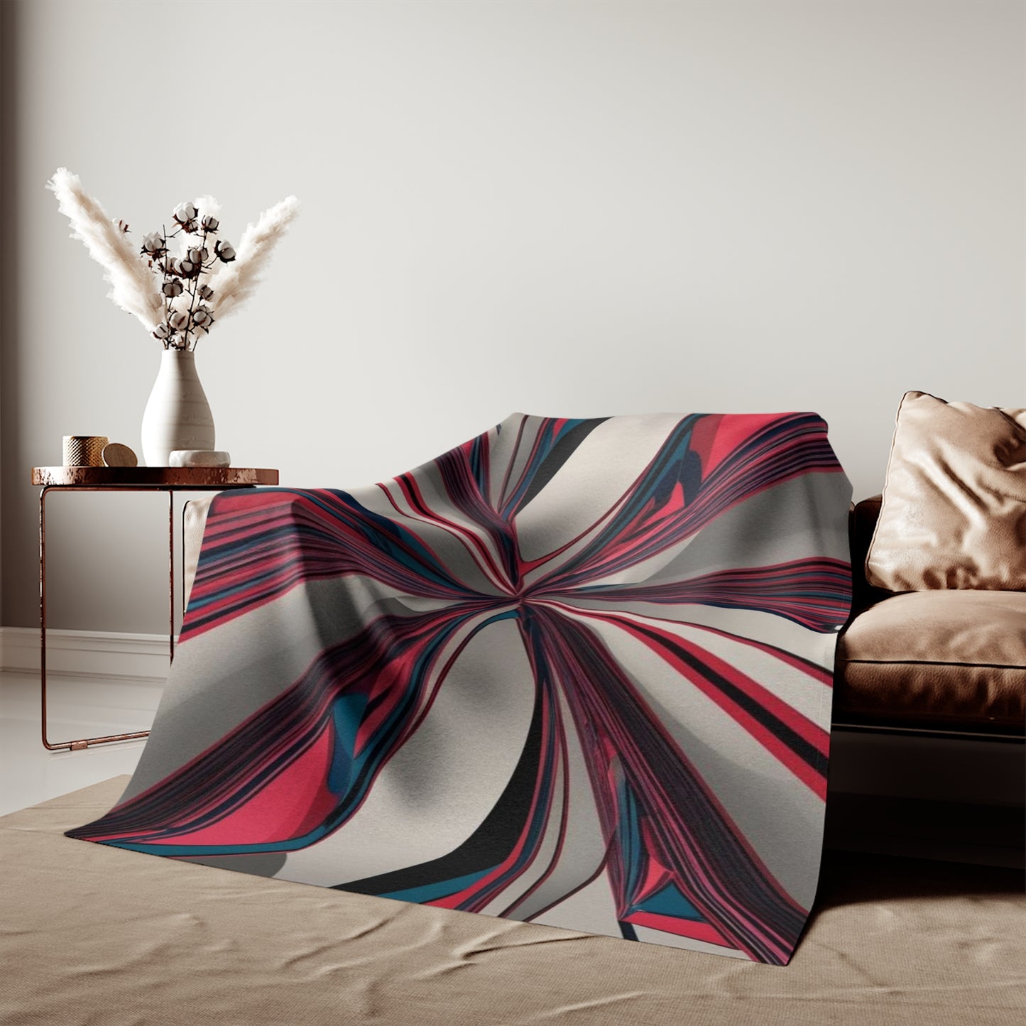 Sweat-shirt/couverture à illusion d'optique