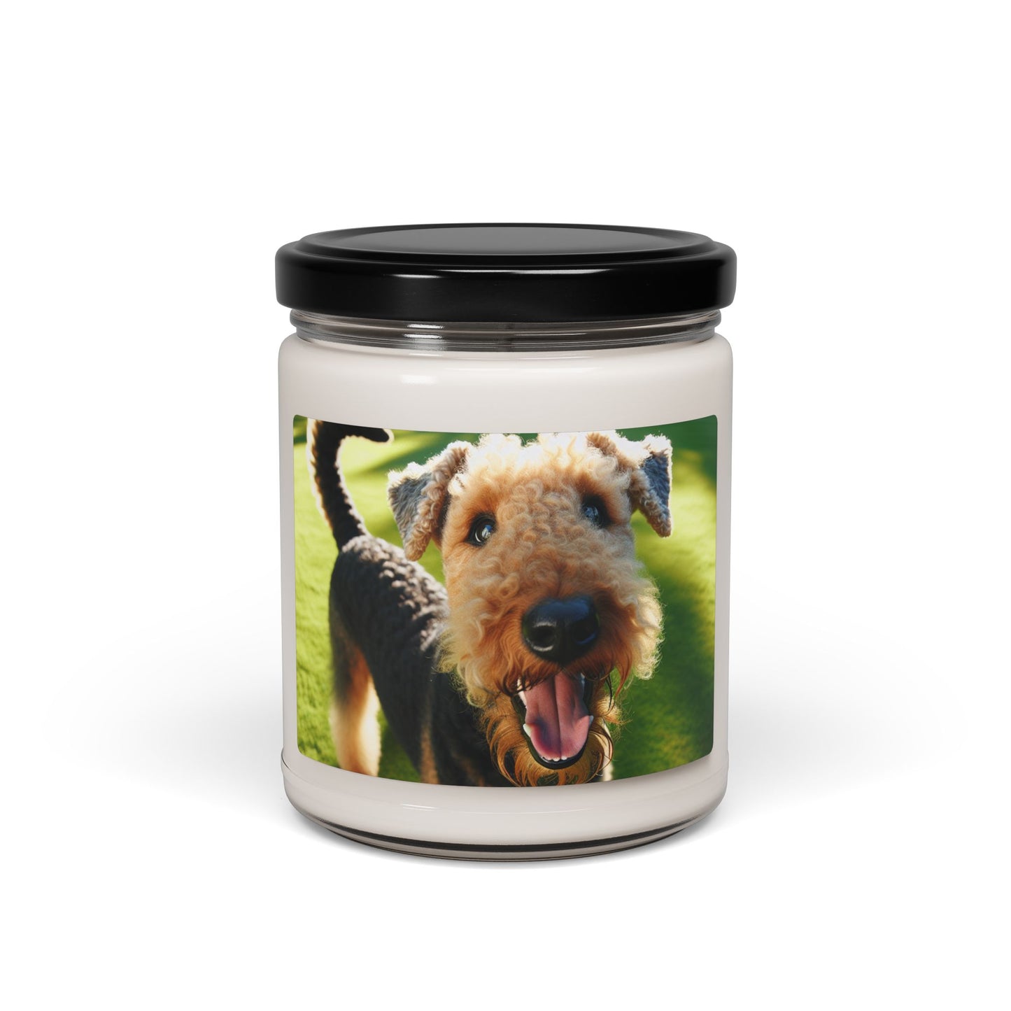 Airedale Terrier- Scented Soy Candle, 9oz