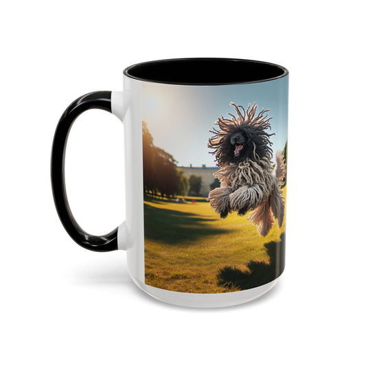 Puli Accent Coffee Mug - Perfect Gift for Dog Lovers