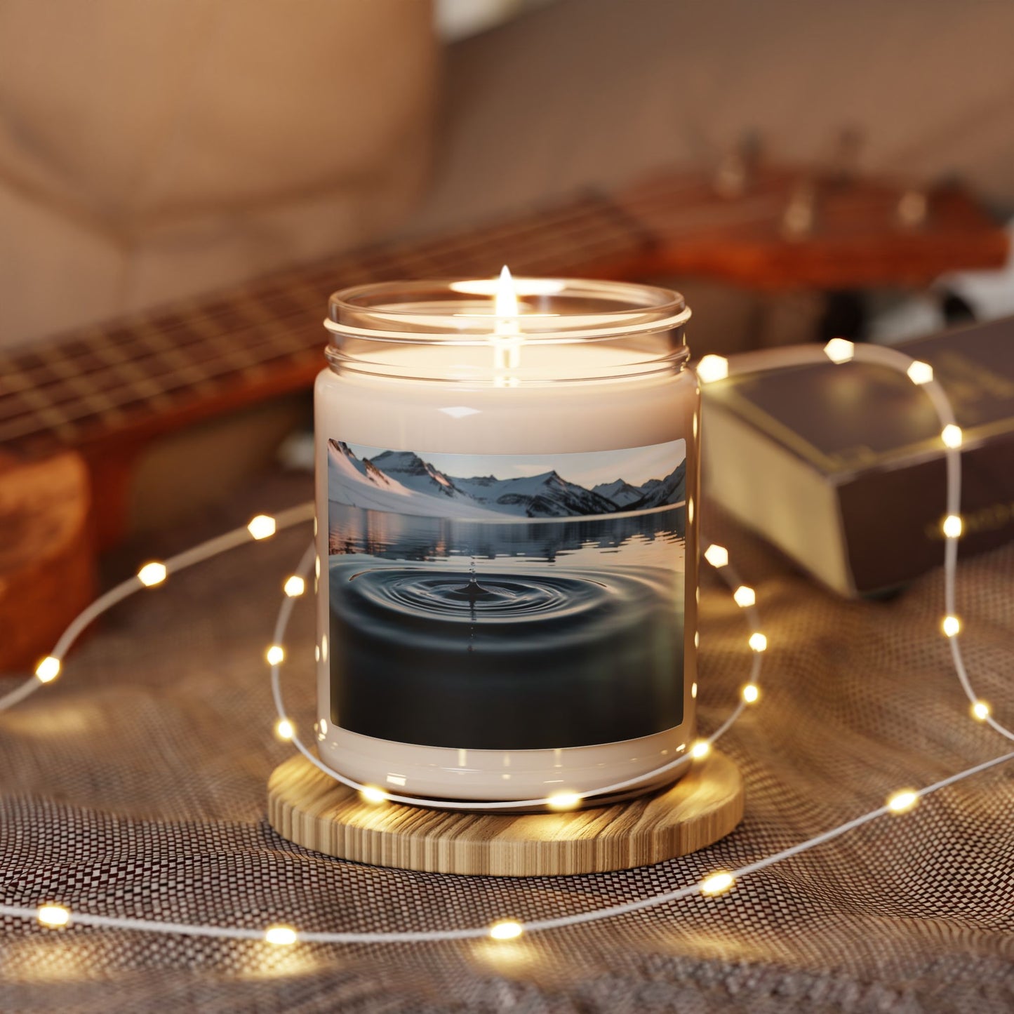 Ripple in a Snowy Mountain Lake- Scented Soy Candle, 9oz