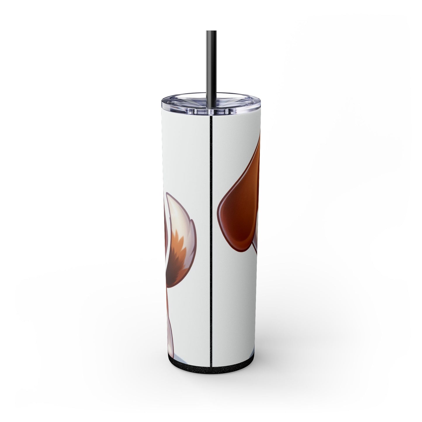 Beagle Skinny Tumbler with Straw, 20oz