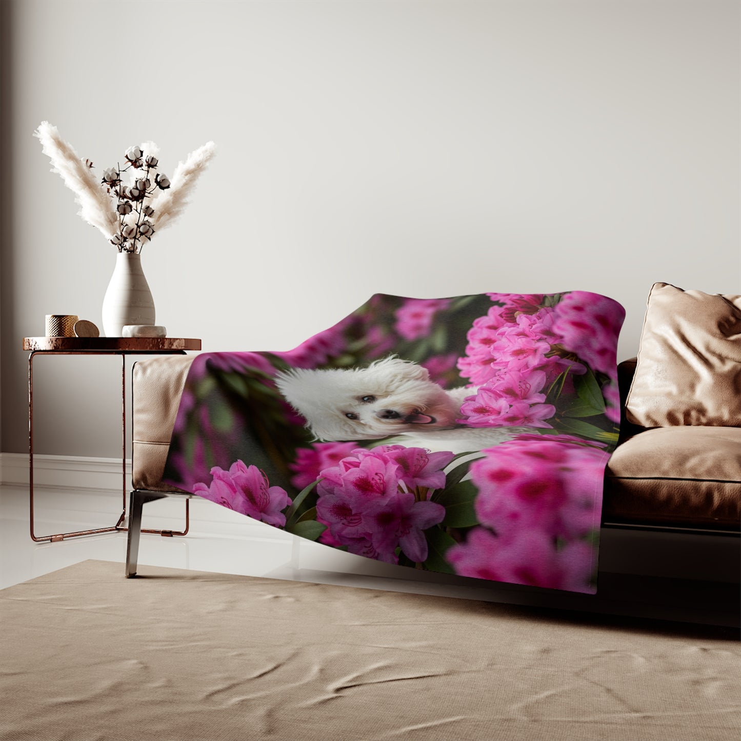 ! Bichon Frise Sweatshirt Blanket