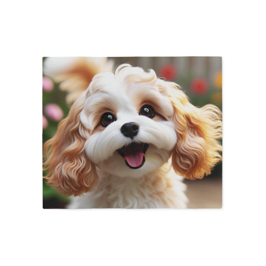 Cavachon Sweatshirt Blanket