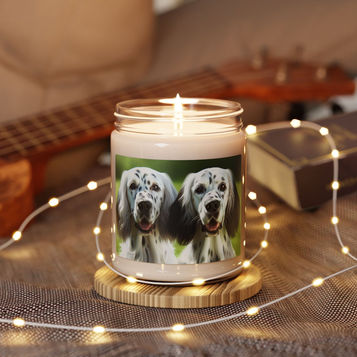 English Setter- Scented Soy Candle, 9oz