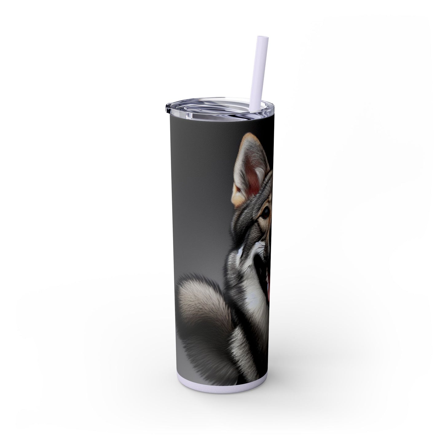 Gobelet isotherme tchécoslovaque Vlcak avec paille, 59 cl