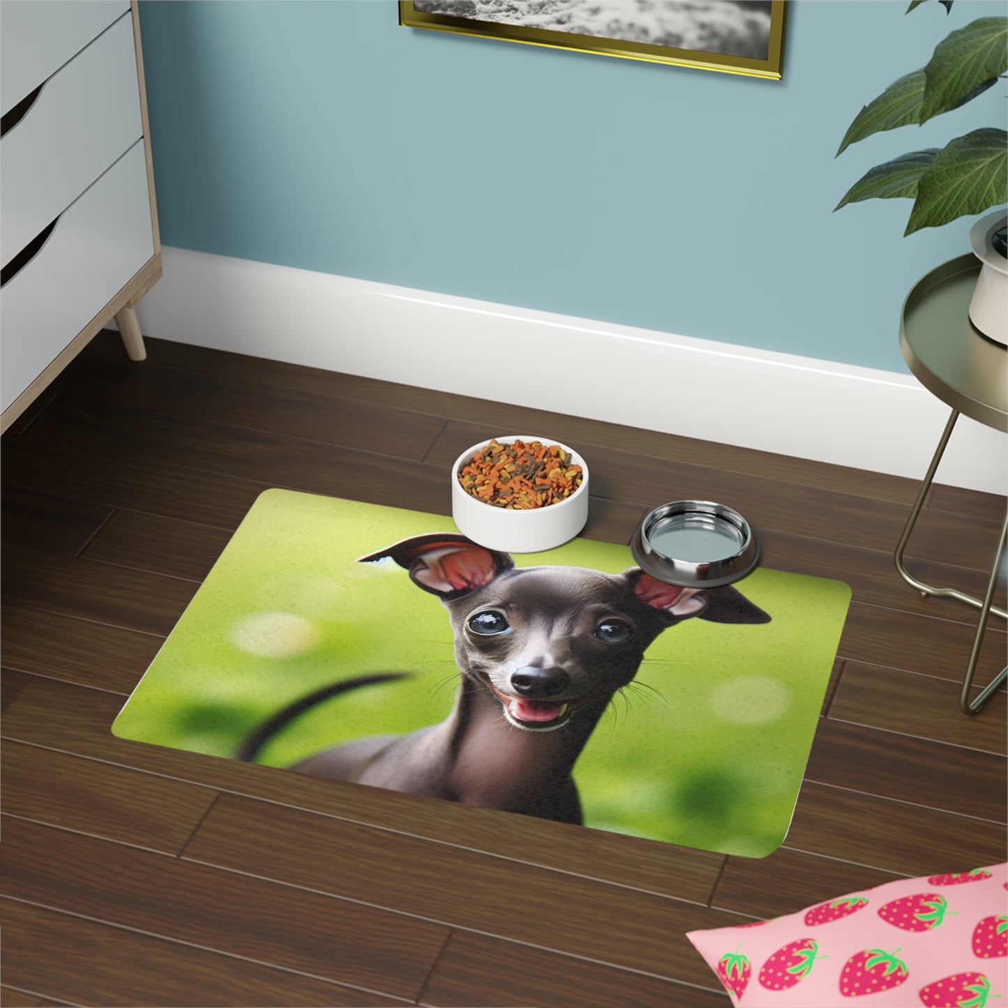 Pet Food Mat (12x18) - Italian Greyhound