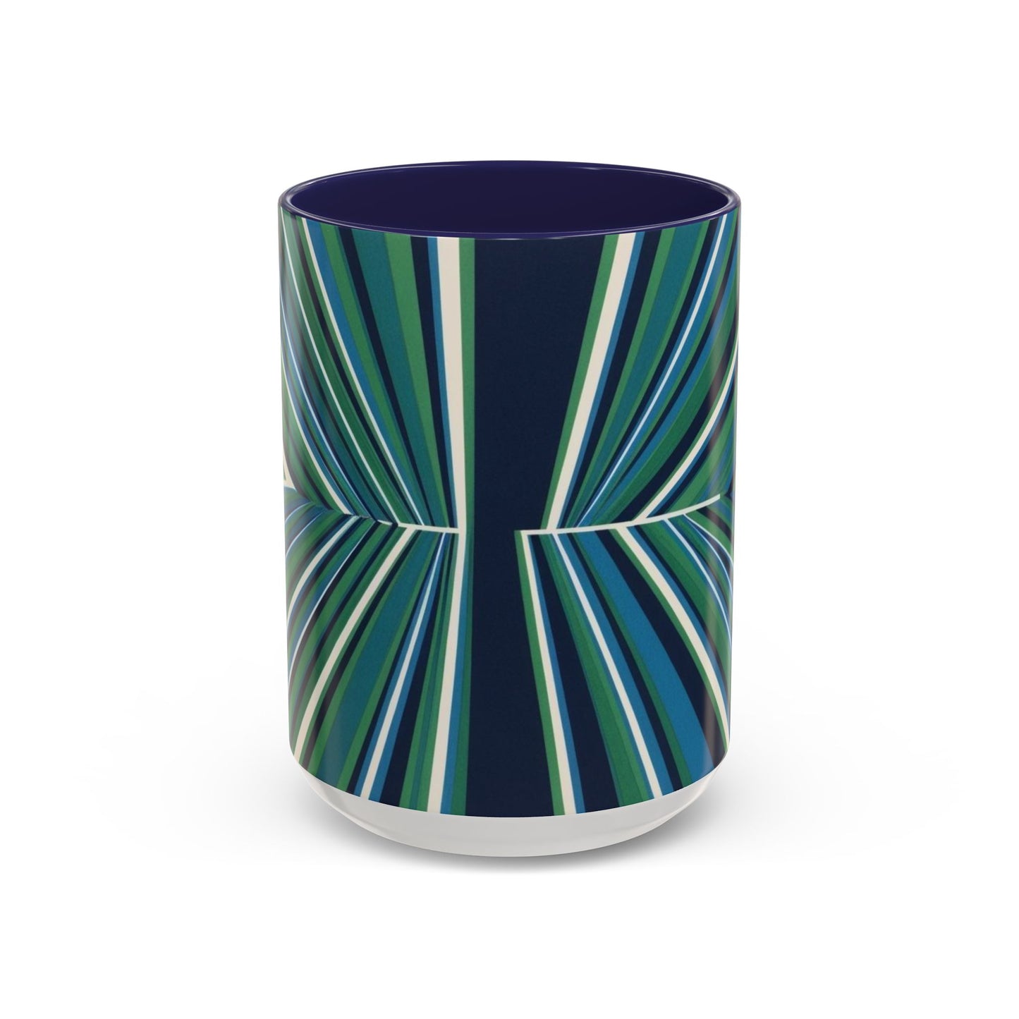 Optical Illusion Accent Mug – Ceramic Coffee Cup