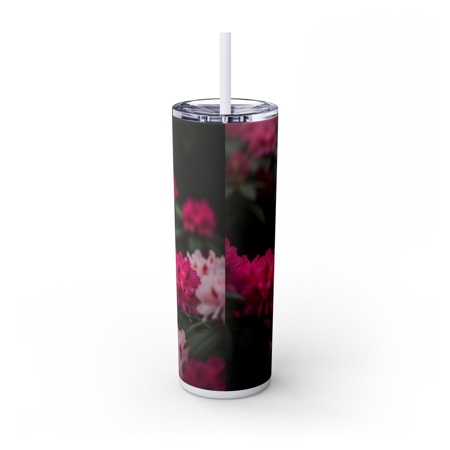 Skinny Tumbler with Straw – 20 oz Stainless Steel Cup