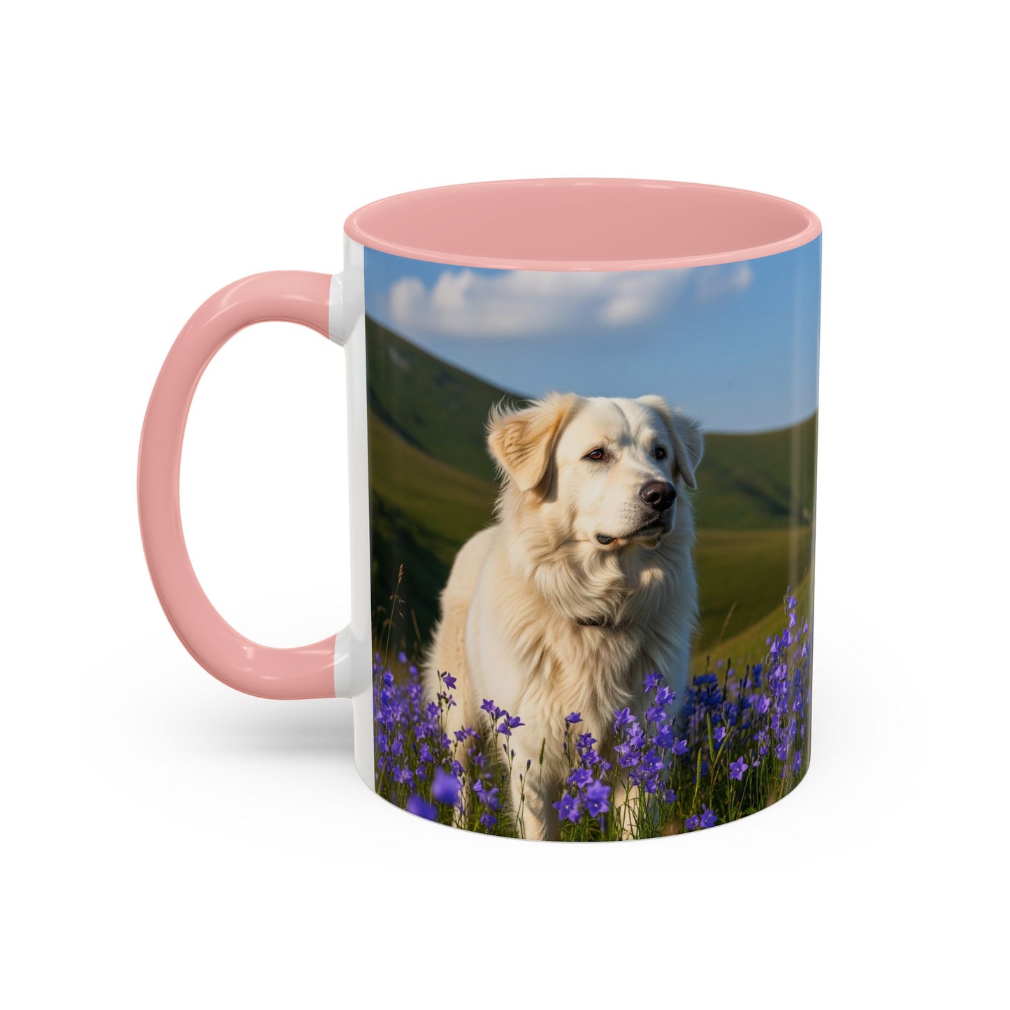 Mug à café avec motif Berger des Carpates roumain - Cadeau idéal pour les amoureux des chiens