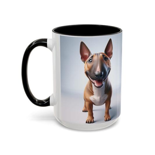 Miniature Bull Terrier Accent Coffee Mug - Perfect Gift for Dog Lovers