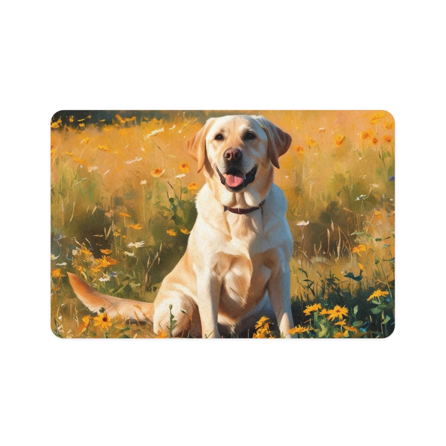 Pet Food Mat (12x18) - Labrador Retriever