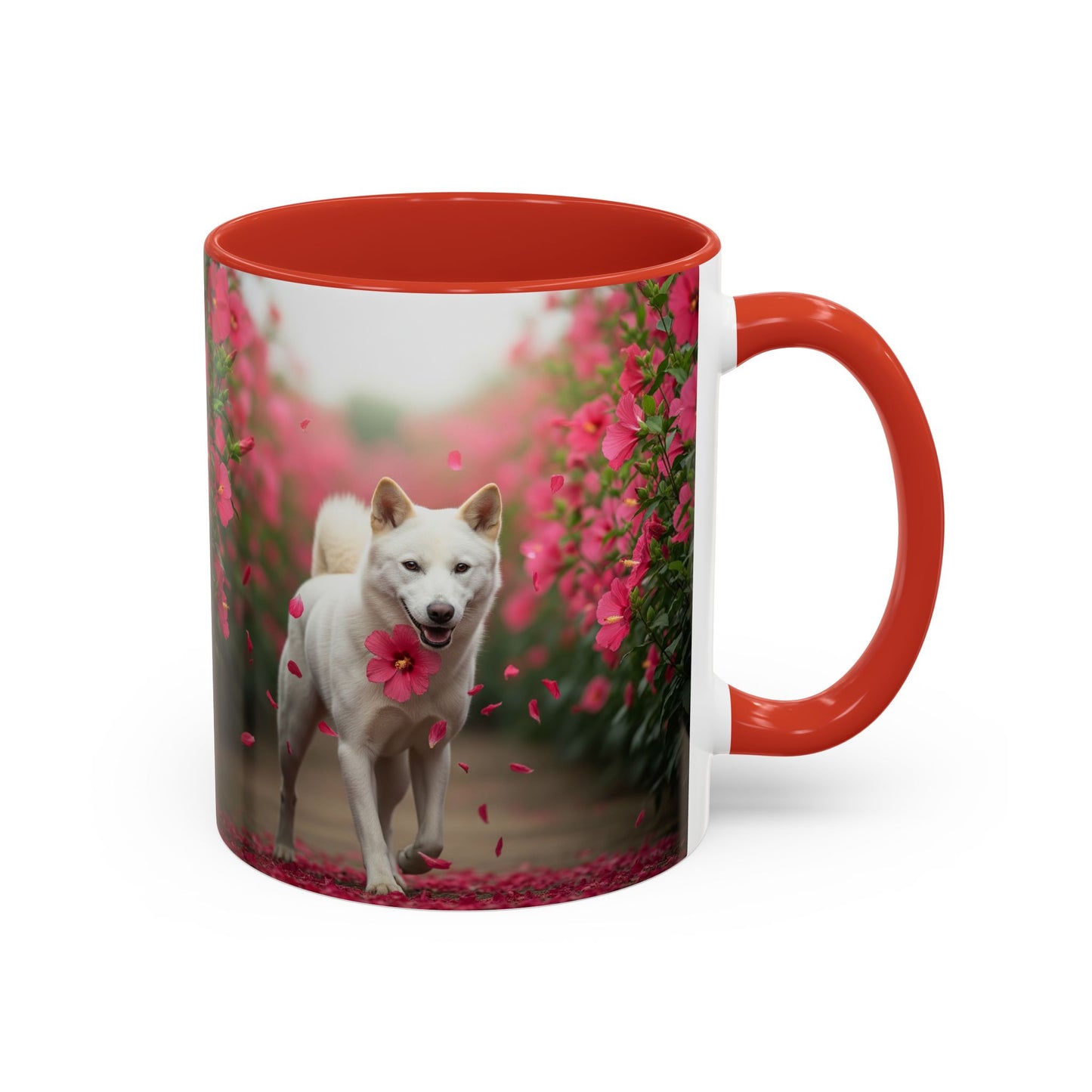 Taza de café con diseño de perro Jindo coreano: el regalo perfecto para los amantes de los perros.