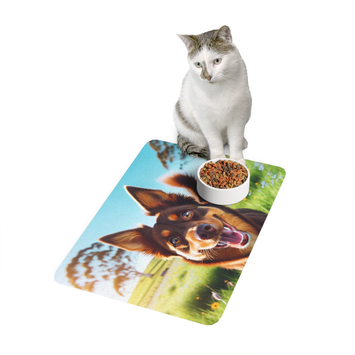 Pet Food Mat (12x18) - Australian Kelpie