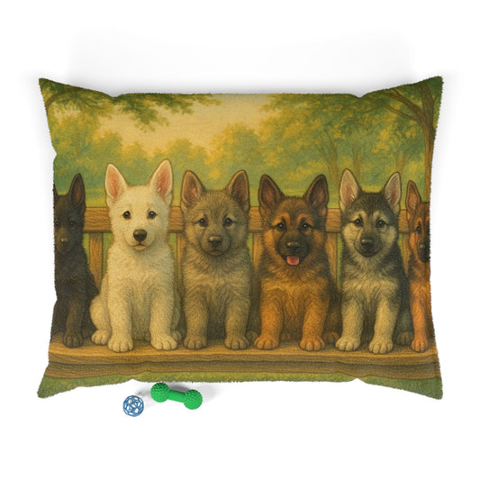 German Shepherd puppies Pet Bed