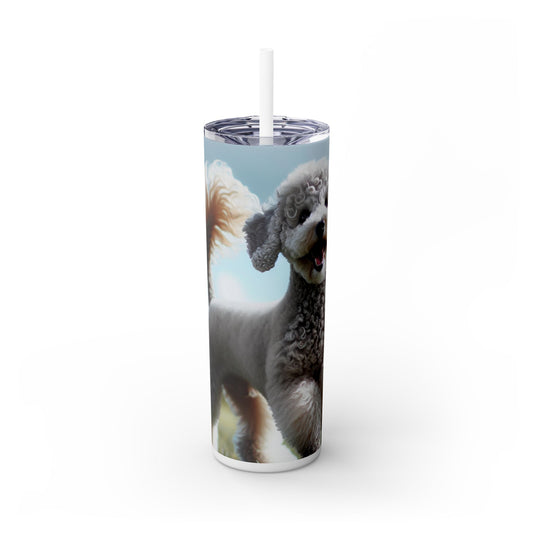 Bedlington Terrier Tumbler with Straw, 20oz