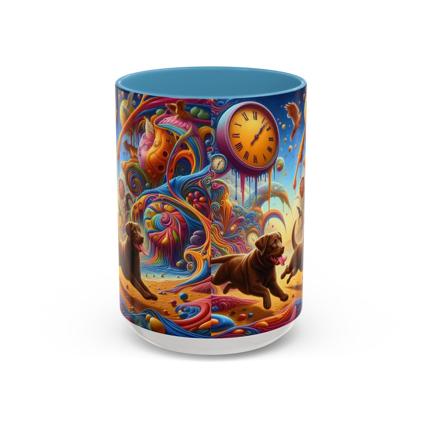 Chocolate Labrador Accent Coffee Mug - Perfect Gift for Dog Lovers