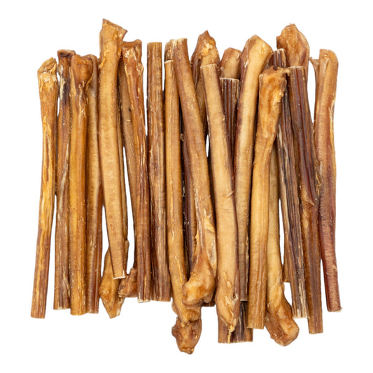 Friandises pour chiens à base de bœuf 100% naturel, bâtonnets à mâcher à ingrédient unique – Format jumbo de 30 cm (25/boîte)