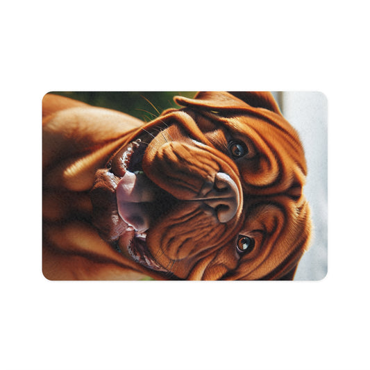 Vertical Pet Food Mat (12x18) - Dogue de Bordeaux