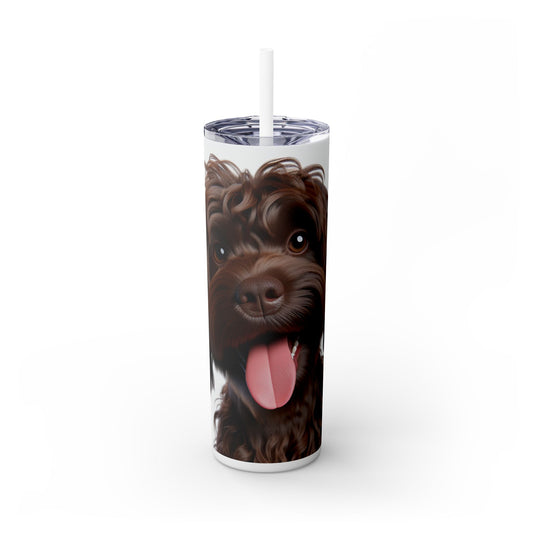 Pont-Audemer Spaniel Tumbler with Straw, 20oz