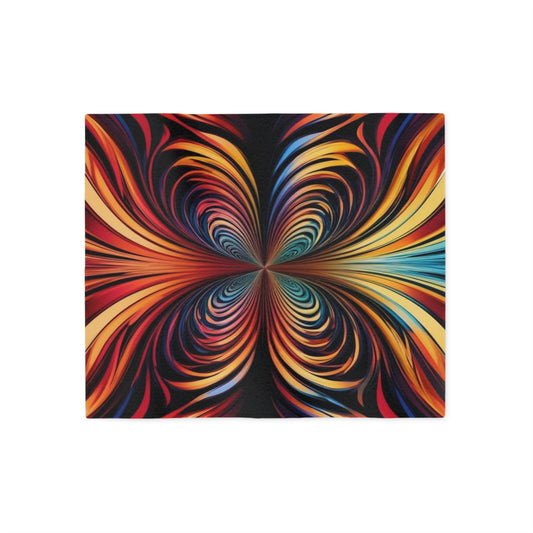 Optical Illusion Sweatshirt Blanket