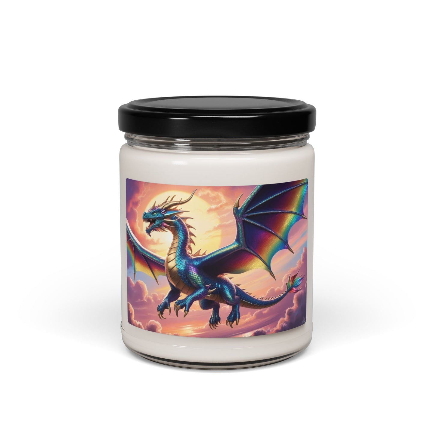 Rainbow Dragon- Scented Soy Candle, 9oz