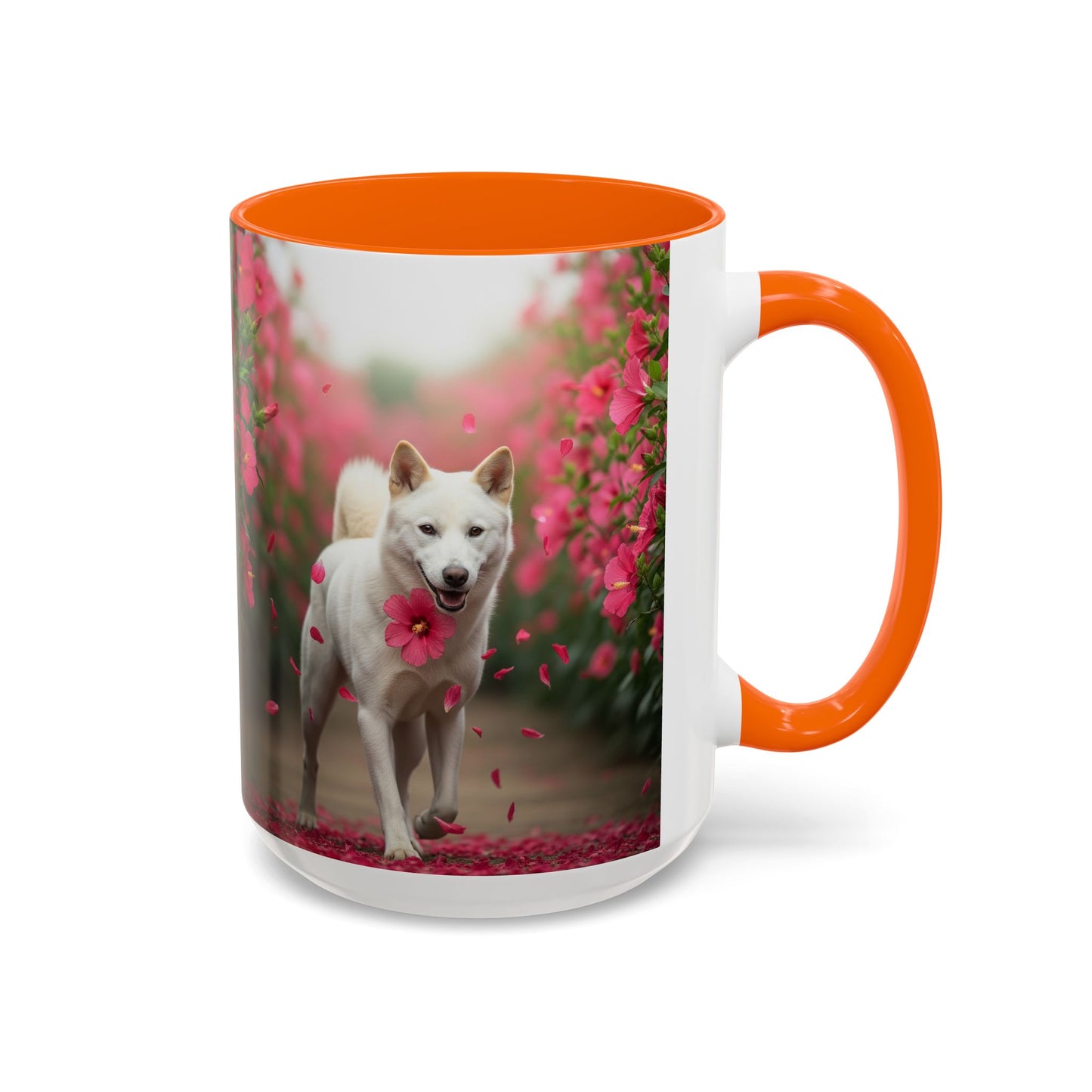 Taza de café con diseño de perro Jindo coreano: el regalo perfecto para los amantes de los perros.