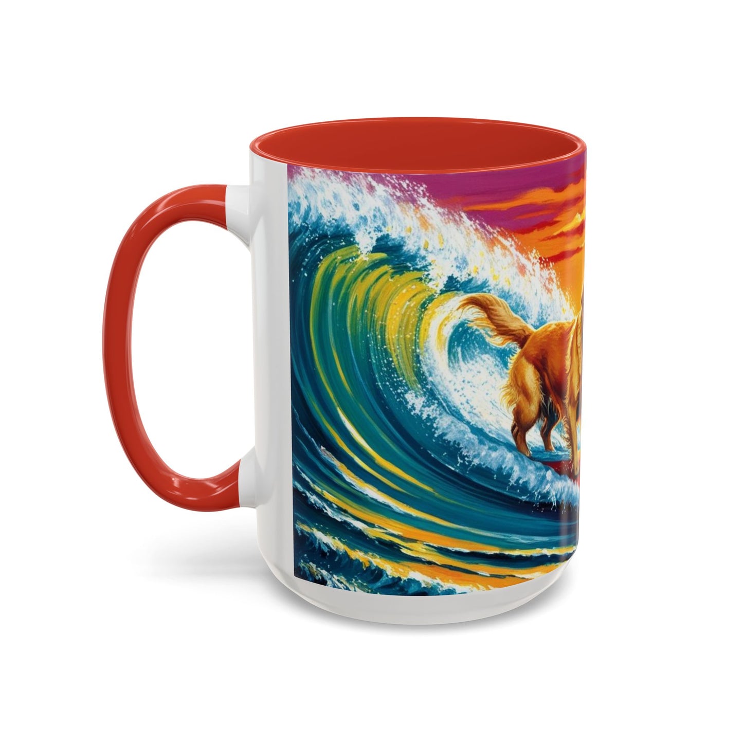 Taza de café con detalles de Surf Dogs: el regalo perfecto para los amantes de los perros