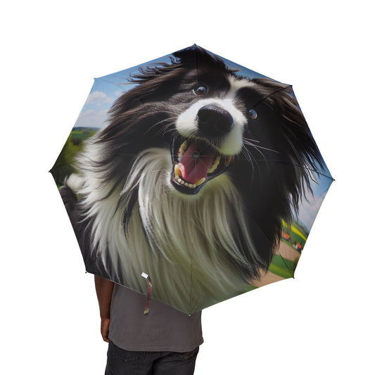 Portuguese Sheepdog Semi-Automatic Foldable Umbrella