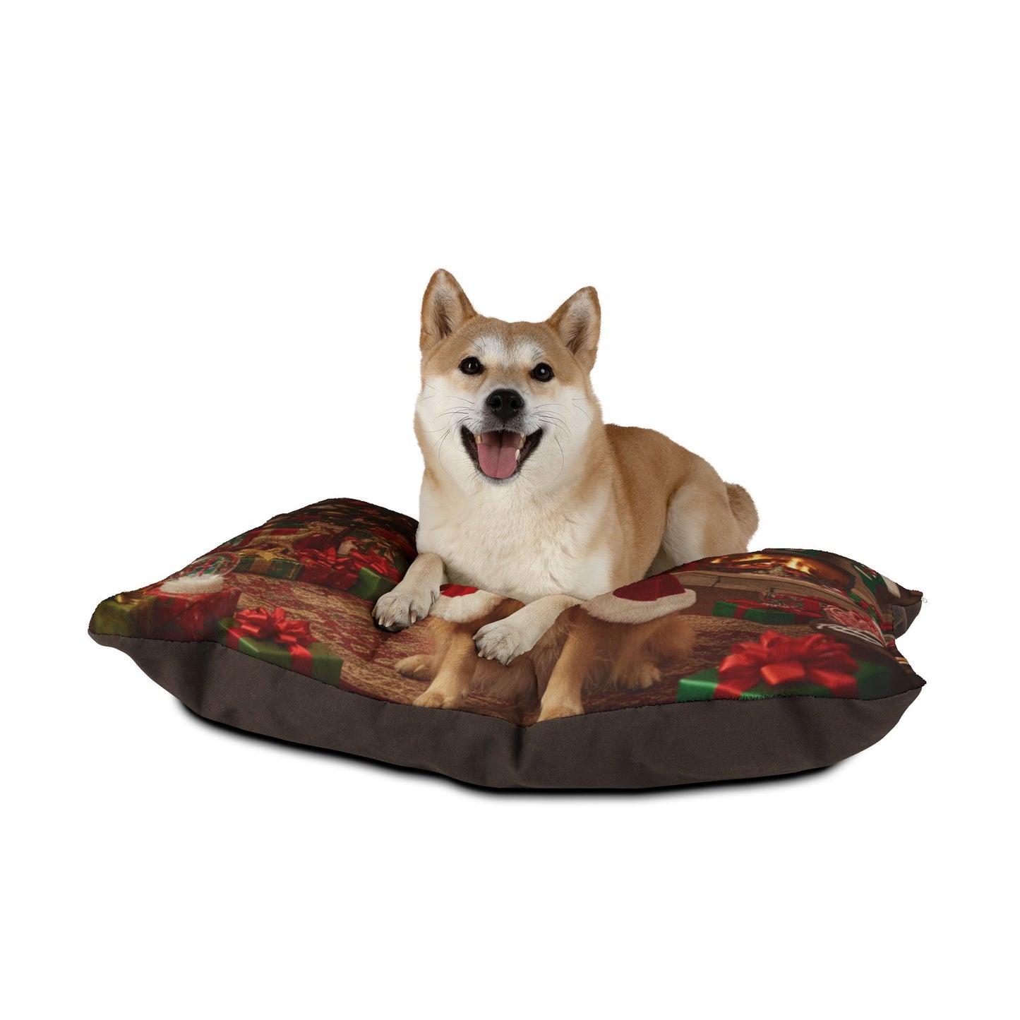 Golden Retriever Santa Pet Bed