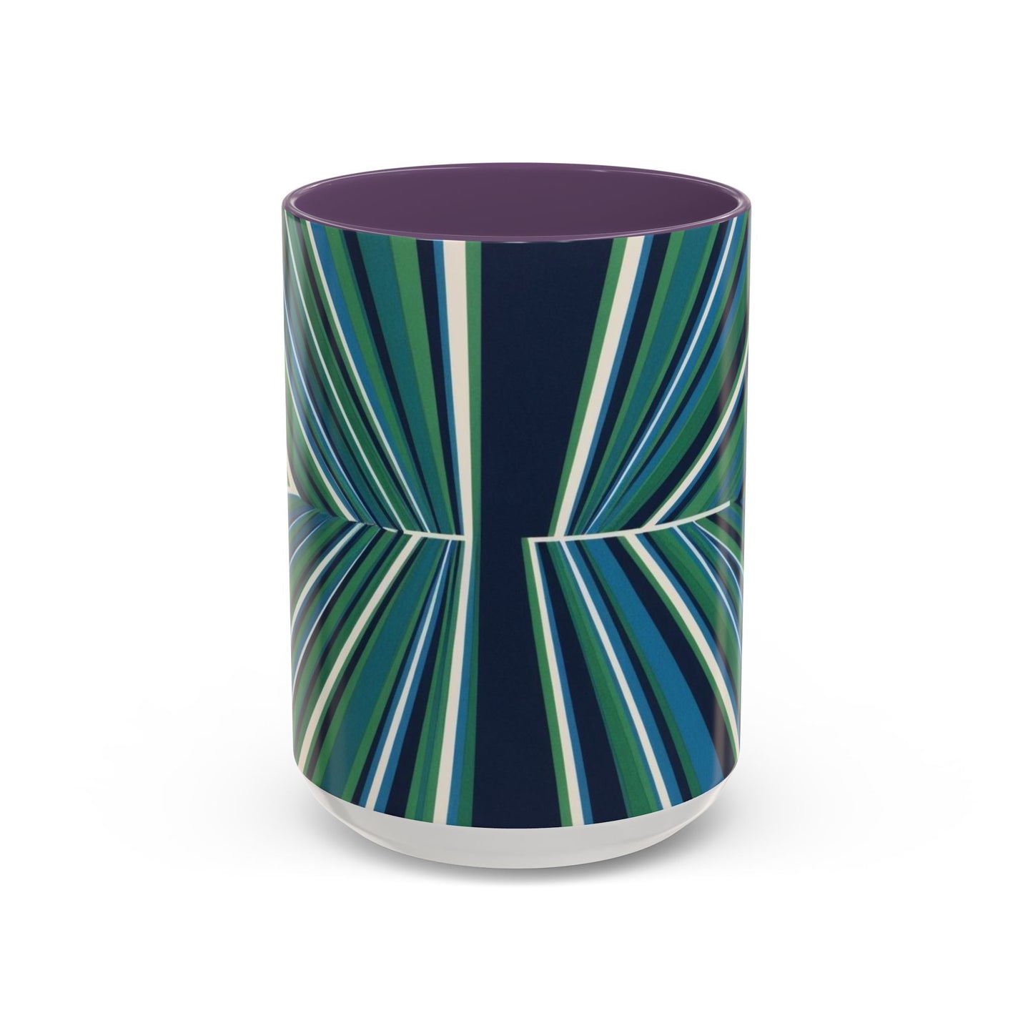 Optical Illusion Accent Mug – Ceramic Coffee Cup