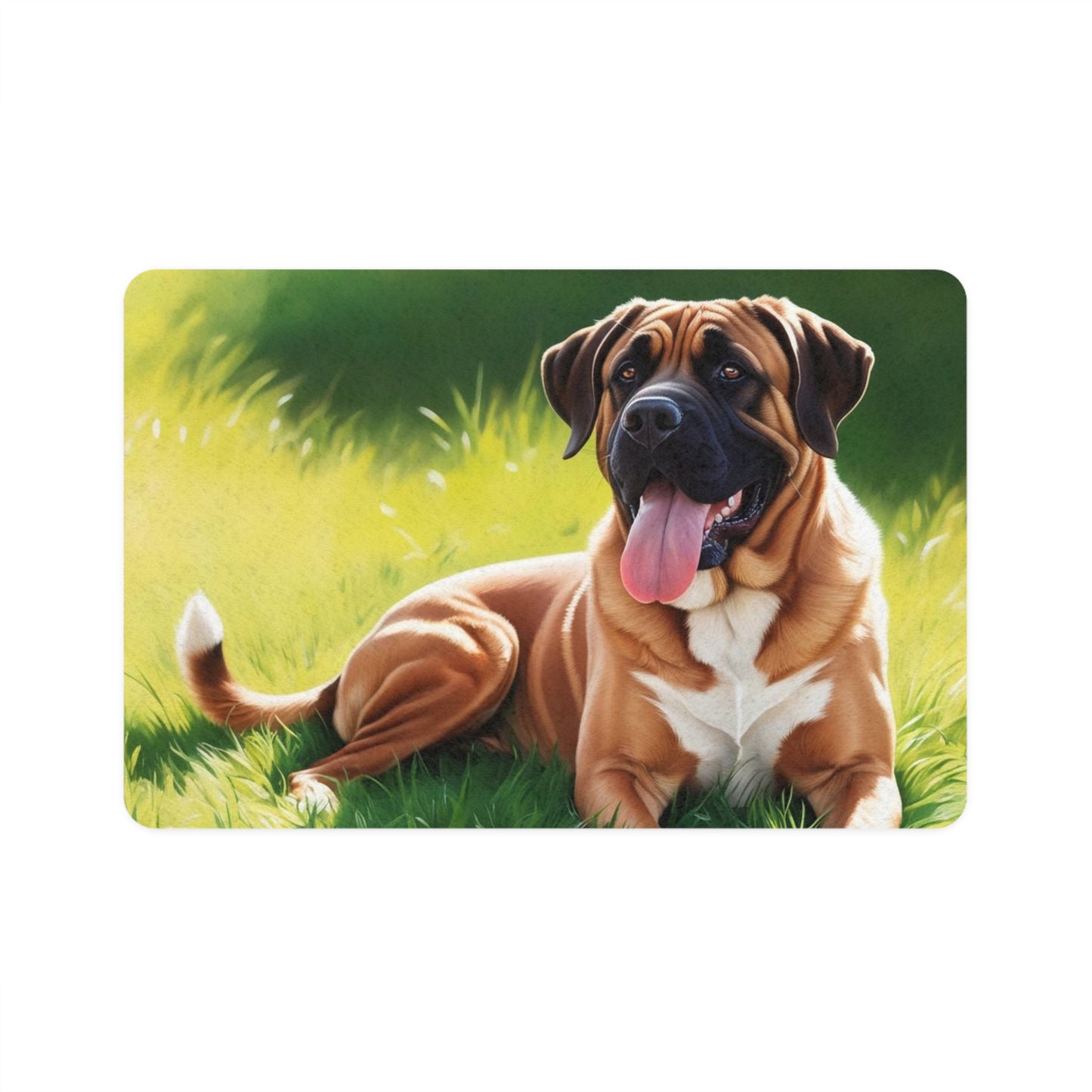 Pet Food Mat (12x18) - Mastiff