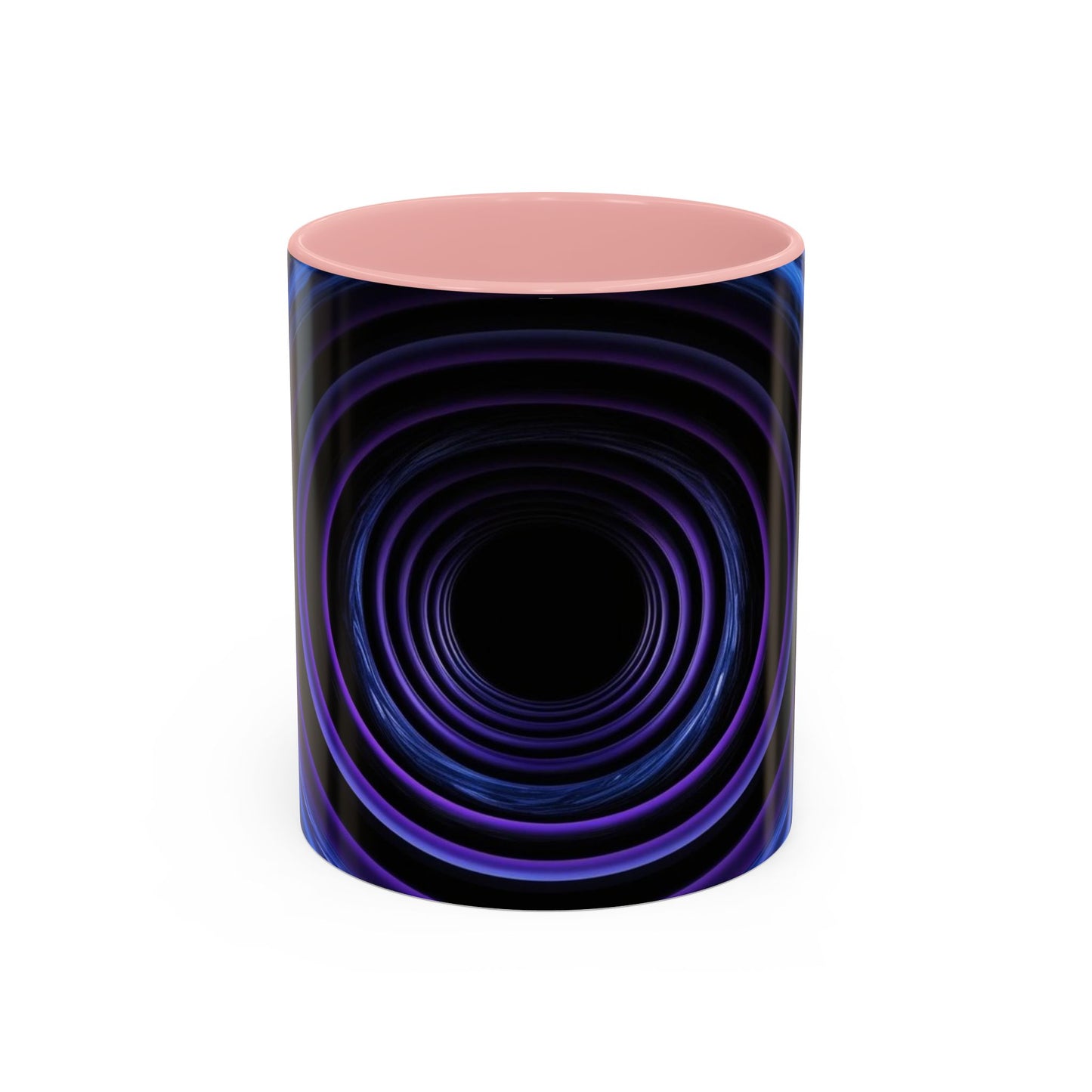 Optical Illusion Accent Mug – Ceramic Coffee Cup