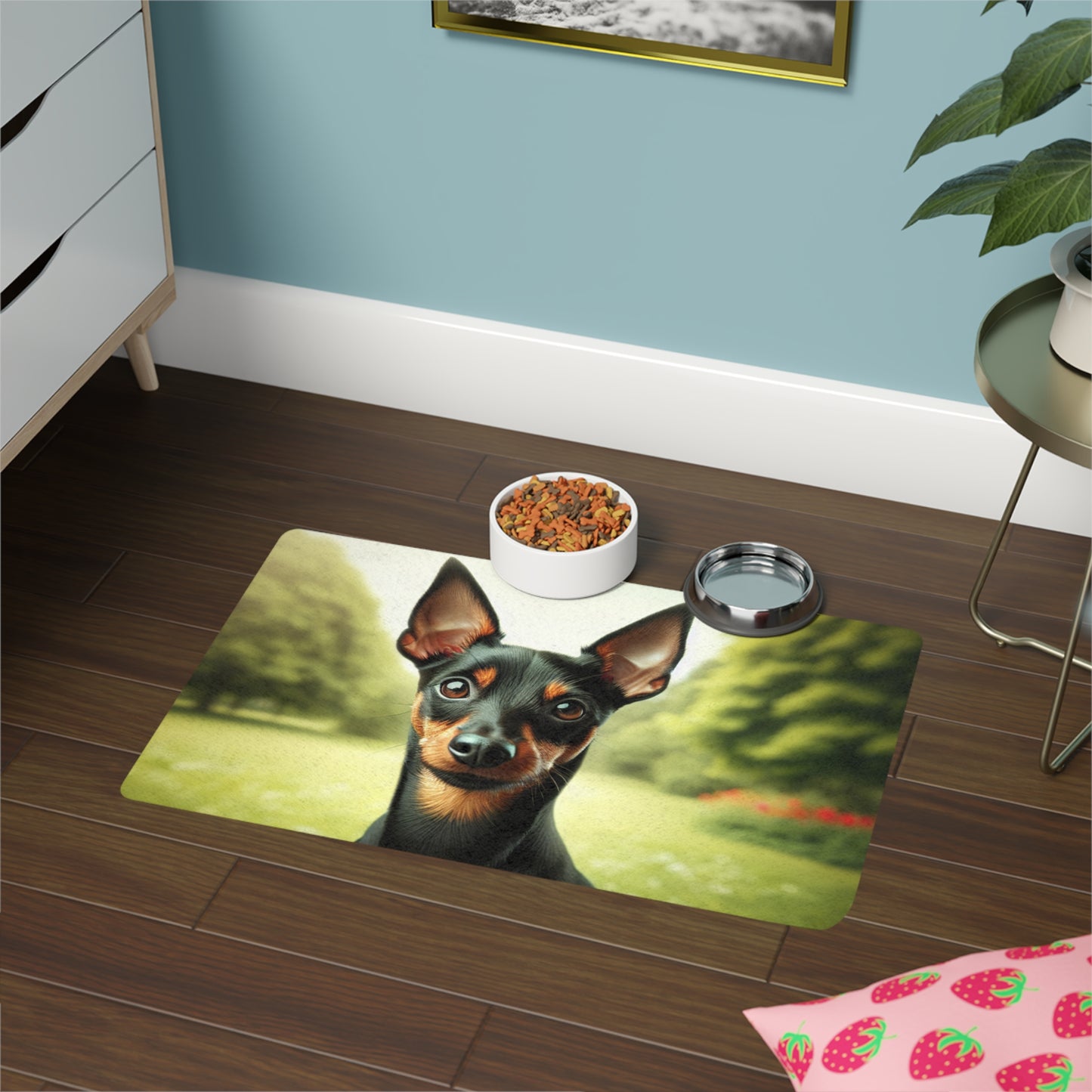 Pet Food Mat (12x18) - Manchester Terrier