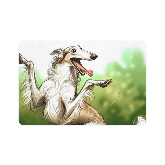 Pet Food Mat (12x18) - Borzoi