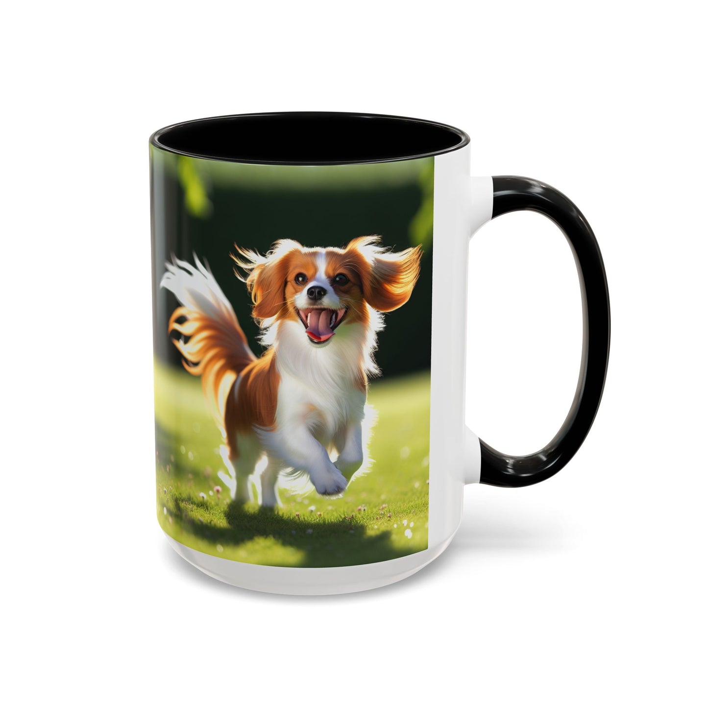 Nederlandse Kooikerhondje Accent Coffee Mug - Cadeau parfait pour les amoureux des chiens