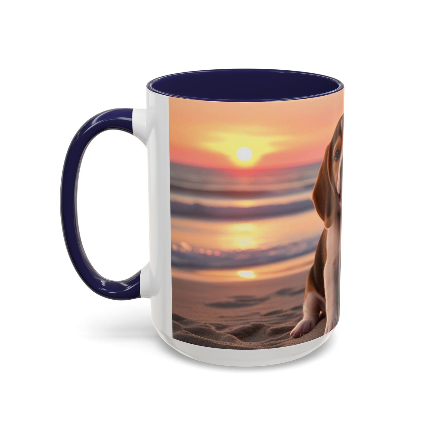 Beagle Love Accent Coffee Mug - Perfect Gift for Dog Lovers