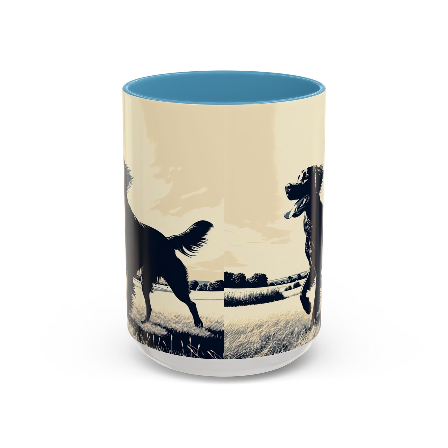 Flat Coated Retriever Accent Coffee Mug - Perfect Gift for Dog Lovers