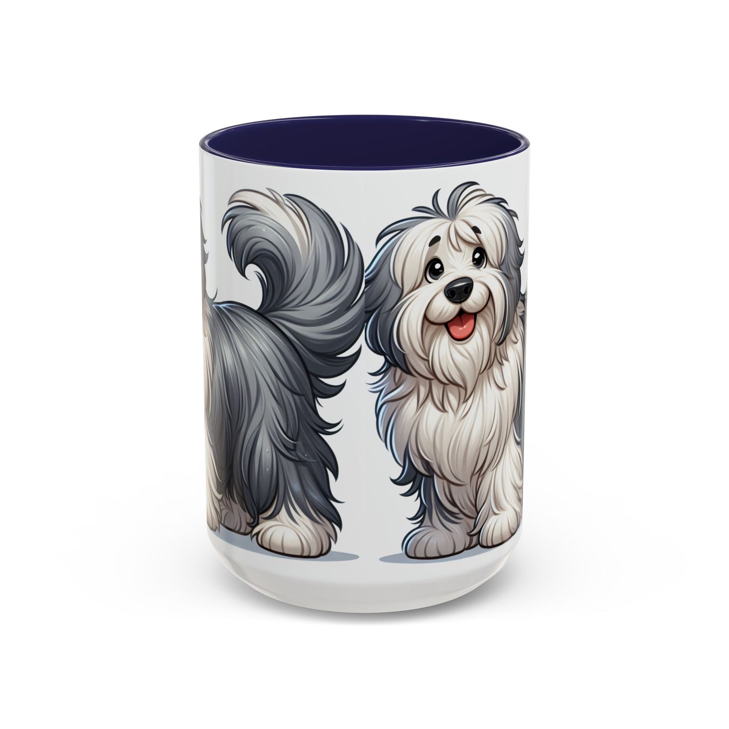 Mug à café à motif de bobtail - Cadeau idéal pour les amoureux des chiens