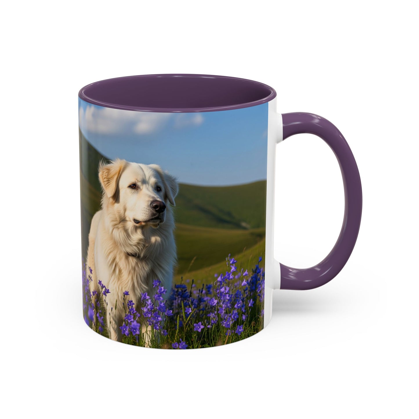 Mug à café avec motif Berger des Carpates roumain - Cadeau idéal pour les amoureux des chiens