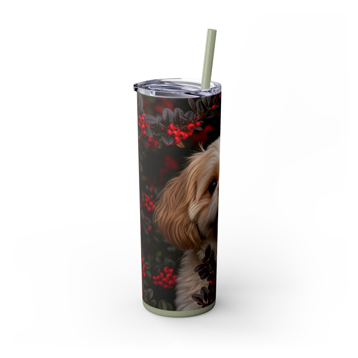 Pekapoo Tumbler with Straw, 20oz