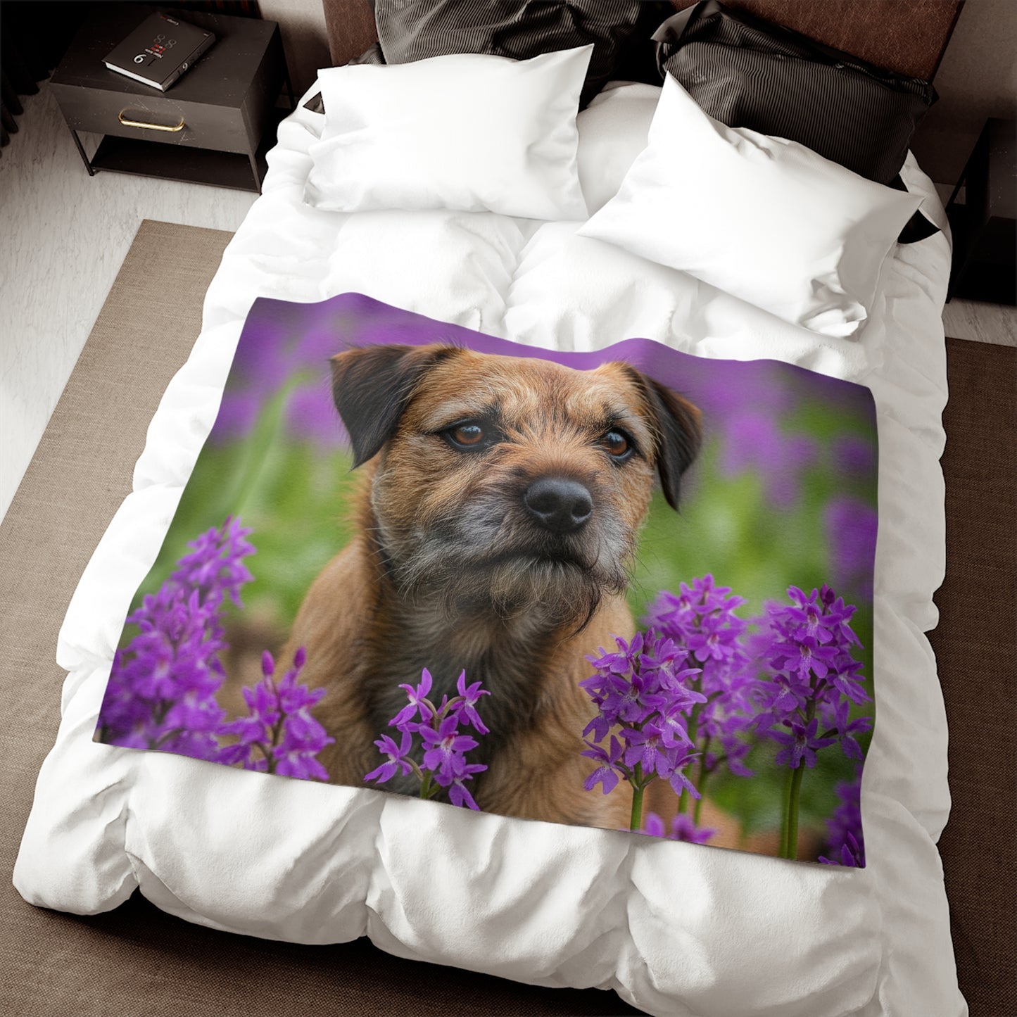 Border Terrier Sweatshirt Blanket