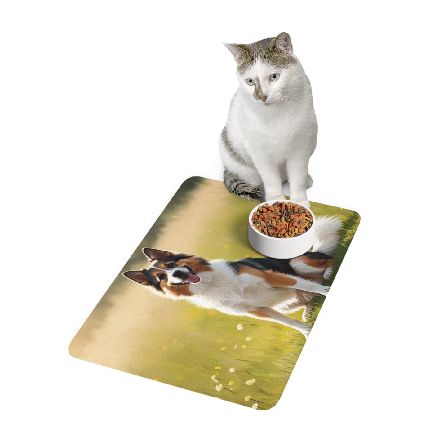 Pet Food Mat (12x18) - German Spitz