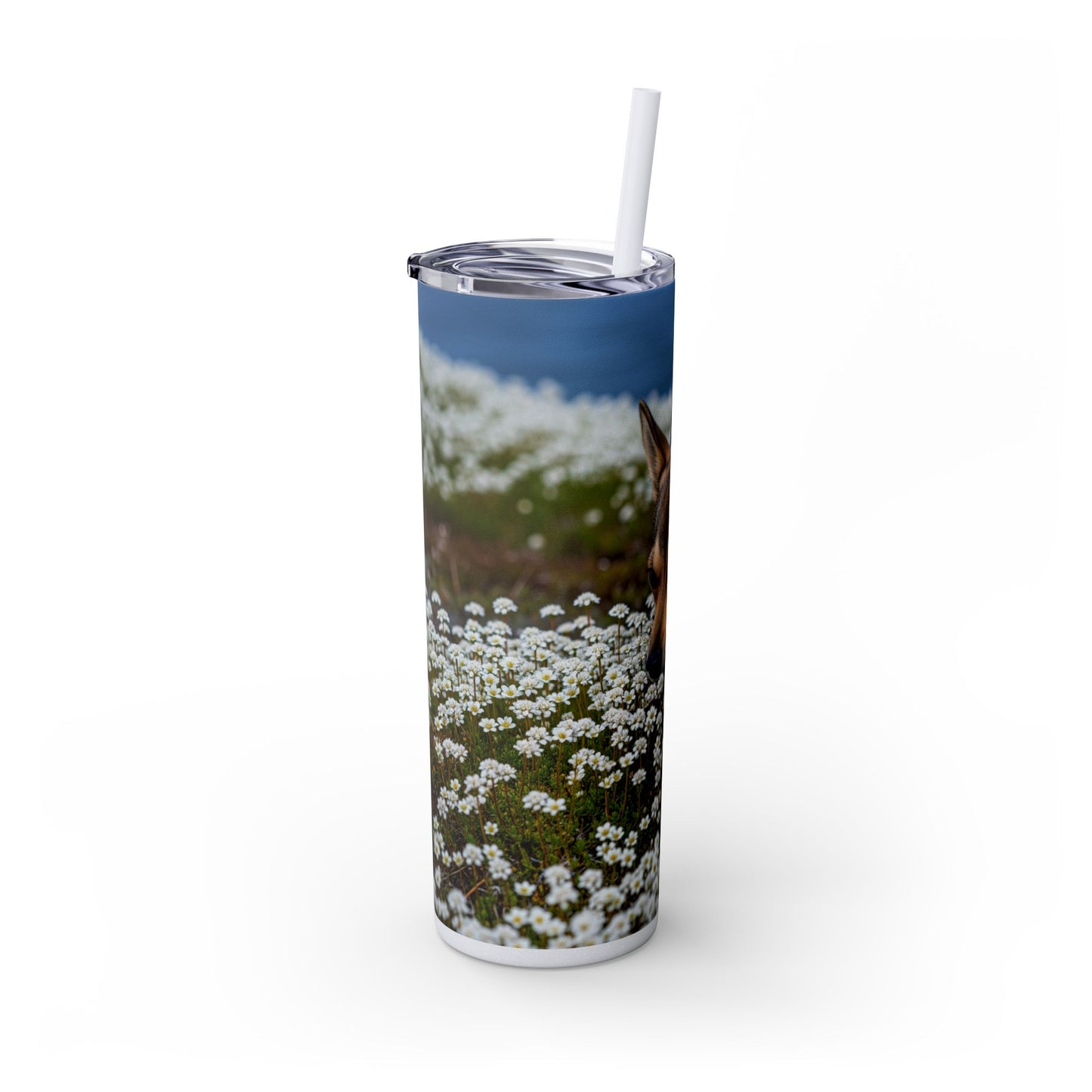 Norwegian Lundehund Tumbler with Straw, 20oz