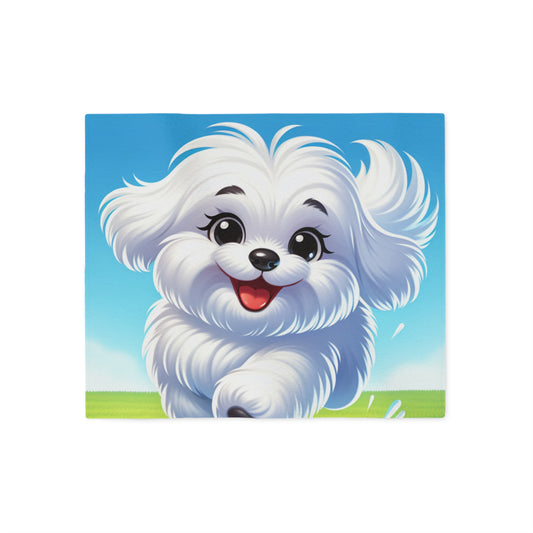 Maltese Sweatshirt Blanket