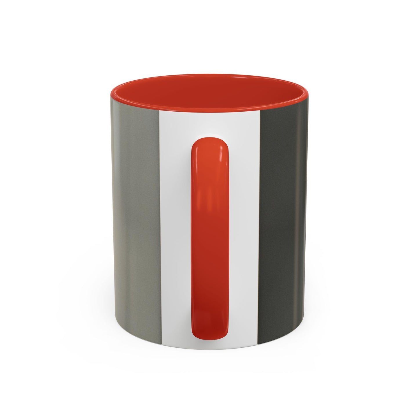 Optical Illusion Accent Mug – Ceramic Coffee Cup