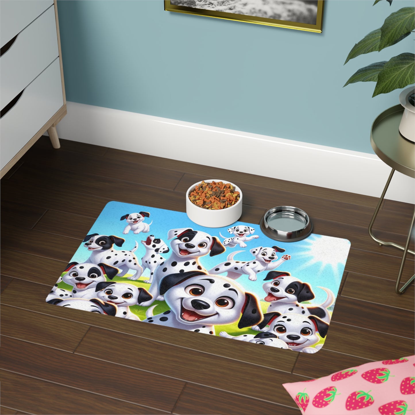 Pet Food Mat (12x18) - Dalmatian