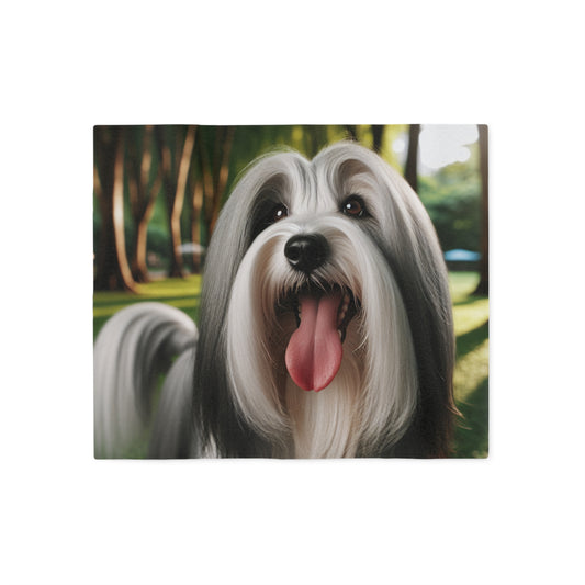Tibetan Terrier Sweatshirt Blanket