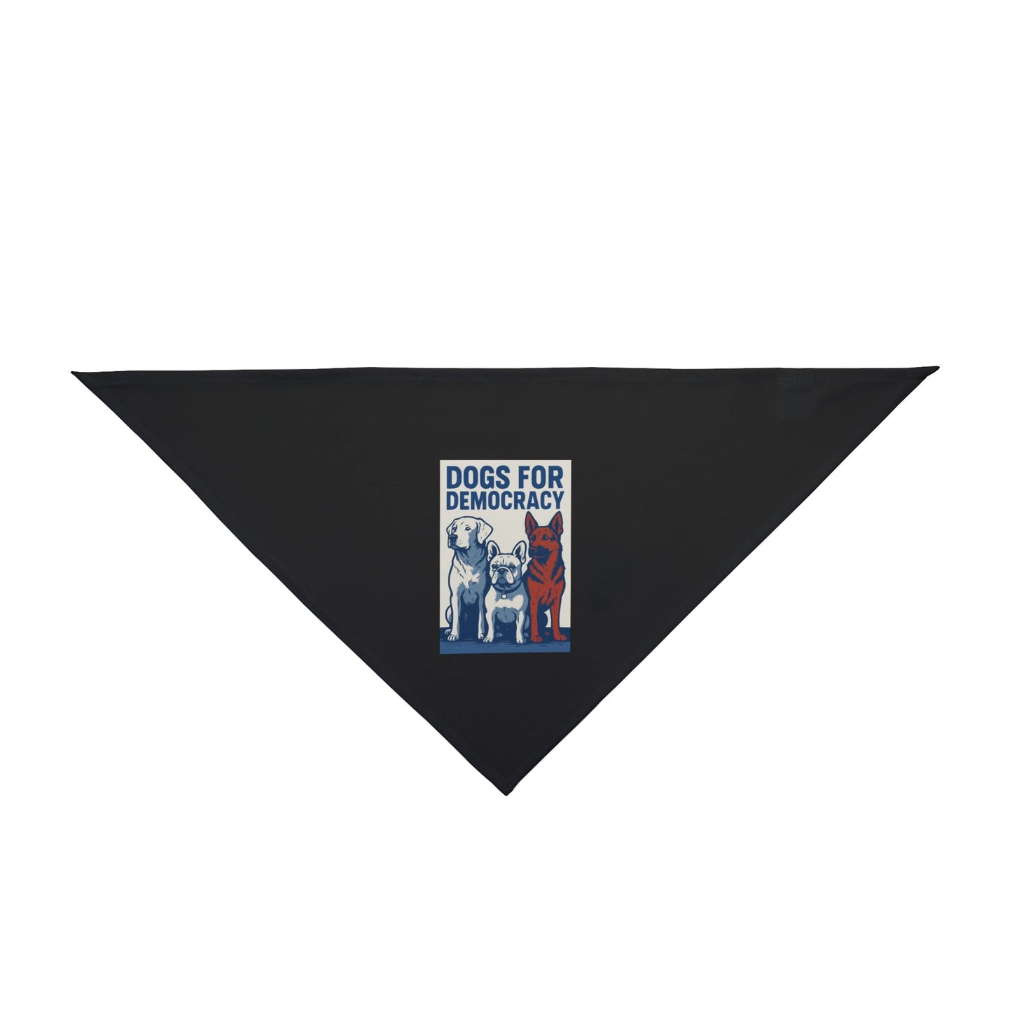 Bandana con diseño exclusivo de Perros por la Democracia