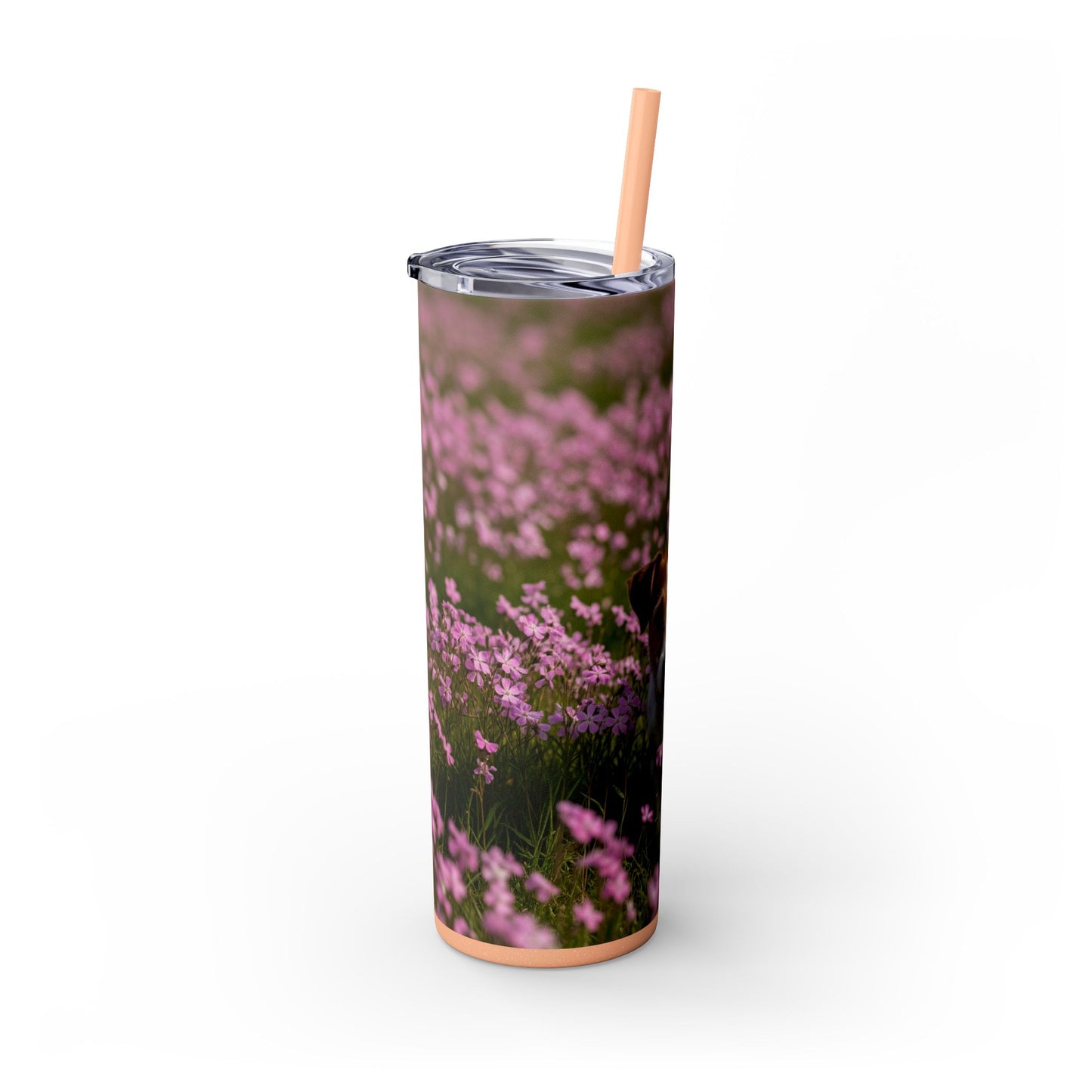 Parson Russell Terrier Skinny Tumbler with Straw, 20oz
