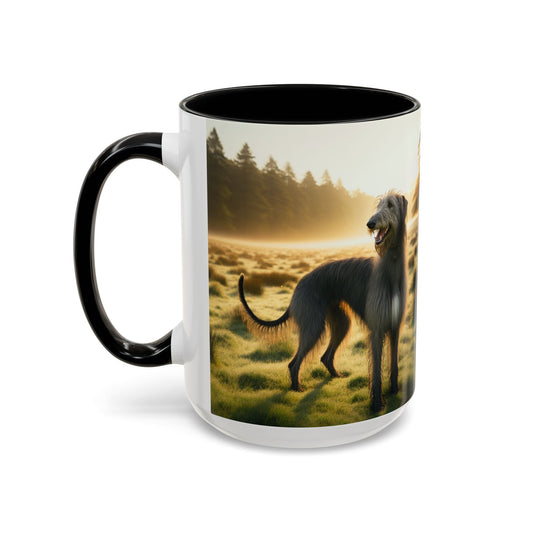 Scottish Deerhound Accent Coffee Mug - Perfect Gift for Dog Lovers